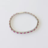 6.62ct Diamond and Ruby Bracelet