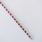 6.62ct Diamond and Ruby Bracelet