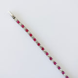 6.62ct Diamond and Ruby Bracelet