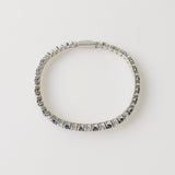 6.27ct Sapphire and Diamond Bracelet