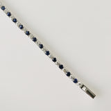 6.27ct Sapphire and Diamond Bracelet