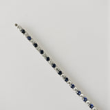 6.27ct Sapphire and Diamond Bracelet