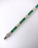 9.07ct Emerald and Diamond Bracelet