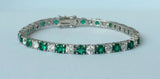 9.62ct Emerald and Diamond Bracelet
