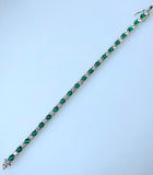9.62ct Emerald and Diamond Bracelet