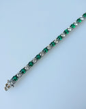 9.62ct Emerald and Diamond Bracelet