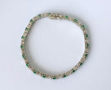9.62ct Emerald and Diamond Bracelet