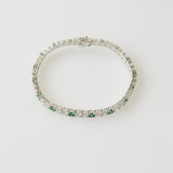 8.78ct Emerald and Diamond Bracelet