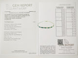 8.78ct Emerald and Diamond Bracelet