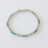 9.35ct Emerald and Diamond Bracelet