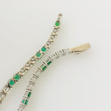 9.35ct Emerald and Diamond Bracelet