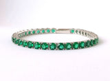 8.67ct Emerald Bracelet