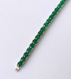 8.67ct Emerald Bracelet