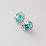 11.34ct Paraiba and Diamond Earrings