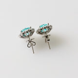 11.34ct Paraiba and Diamond Earrings