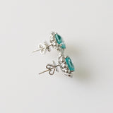 11.34ct Paraiba and Diamond Earrings