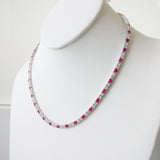 22.81ct Ruby and Diamond Necklace