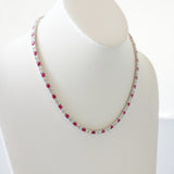 22.81ct Ruby and Diamond Necklace