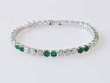 8.98ct Emerald and Diamond Bracelet