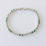 8.98ct Emerald and Diamond Bracelet