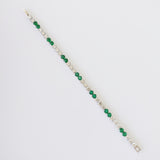 8.98ct Emerald and Diamond Bracelet