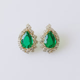 17.61ct Emerald and Diamond Earrings