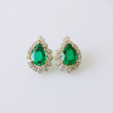17.61ct Emerald and Diamond Earrings