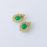 17.61ct Emerald and Diamond Earrings