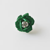 8.91ct Diamond and Emerald Rings