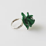 8.91ct Diamond and Emerald Rings