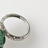 8.91ct Diamond and Emerald Rings
