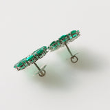 9.61ct Emerald Earrings