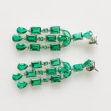 22.20ct Emerald and Diamond Earrings
