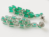 22.20ct Emerald and Diamond Earrings