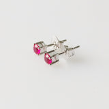 0.75ct Ruby Earrings