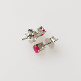 0.75ct Ruby Earrings