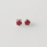 1.27ct Ruby Earrings