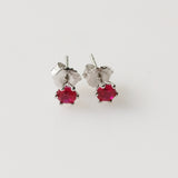 0.73ct Ruby Earrings