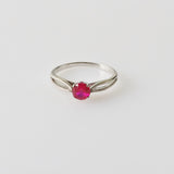 0.64ct Ruby Ring