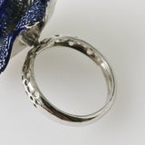9.11ct Diamond and Sapphire Ring