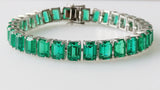 27.60ct Emerald Bracelet