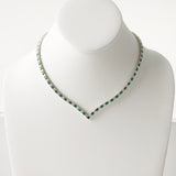 12.50ct Emerald and Diamond Necklace