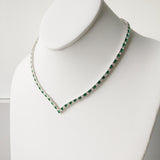 12.50ct Emerald and Diamond Necklace
