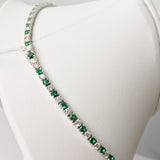 12.50ct Emerald and Diamond Necklace