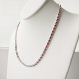 20.28ct Ruby and Diamond Necklace