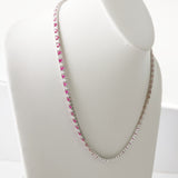 20.28ct Ruby and Diamond Necklace