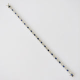 6.62ct Sapphire and Diamond Bracelet