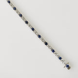 6.62ct Sapphire and Diamond Bracelet