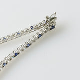 6.62ct Sapphire and Diamond Bracelet