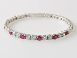 11.37ct Ruby and Diamond Bracelet